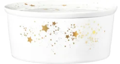 Liberty Schale rund mit Deckel 21x9 cm Golden Stars