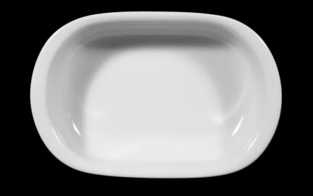 Lukullus Auflaufform oval 22x14,5 cm weiss AUSLAUF