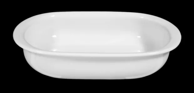 Lukullus Auflaufform oval 22x14,5 cm weiss AUSLAUF