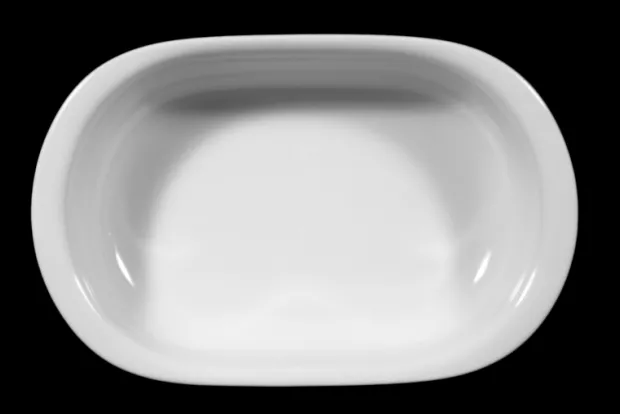 Lukullus Auflaufform oval 25,5x16,5 cm weiss AUSLAUF