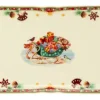 Marie-Luise Kuchenplatte eckig 34,5x15 cm Weihnachtsnostalgie