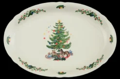 Marie-Luise Platte oval 35 cm Weihnachten