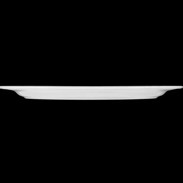 Meran Platte oval 35 cm weiß