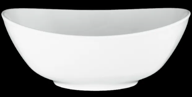 Modern Life Schüssel oval 25,5 cm weiß