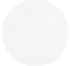 Nori-Home Platzteller rund 33 cm Vollrelief weiß