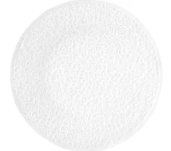 Nori-Home Speiseteller rund 28 cm Vollrelief weiß