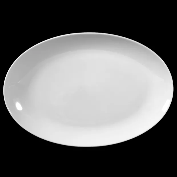 Rondo / Liane Platte oval 31 cm weiß