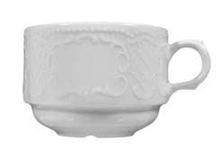 Salzburg Milchkaffeetasse weiß