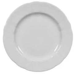 Salzburg Teller flach 25 cm weiß