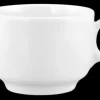 Sento Home Kaffeeobertasse 0,21 l mit Henkel weiss