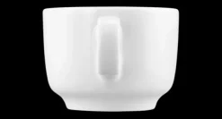Sento Home Kaffeeobertasse 0,21 l mit Henkel weiss