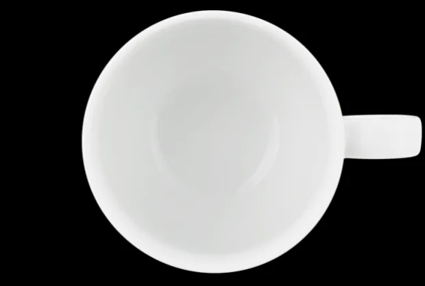 Sento Home Milchkaffeeobertasse 0,35 l mit Henkel weiss