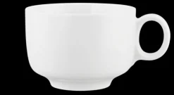 Sento Home Milchkaffeeobertasse 0,35 l mit Henkel weiss