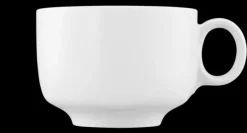 Sento Home Milchkaffeeobertasse 0,35 l mit Henkel weiss