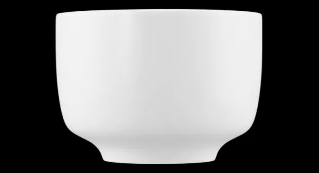 Sento Home Milchkaffeetasse 0,35 l ohne Henkel weiß