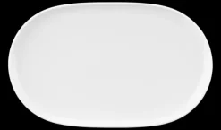 Sento Home Teller/Servierplatte oval 33x20 cm weiß