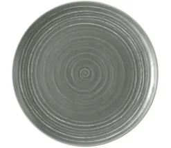 Terra Frühstücksteller rund 22,5 cm Perlgrau