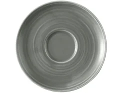Terra Kombi-Untertasse groß 16,5 cm Perlgrau
