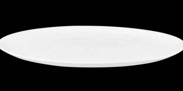 Terra Speiseteller rund 31 cm weiß uni