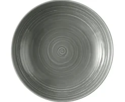 Terra Suppenteller rund 21 cm Perlgrau
