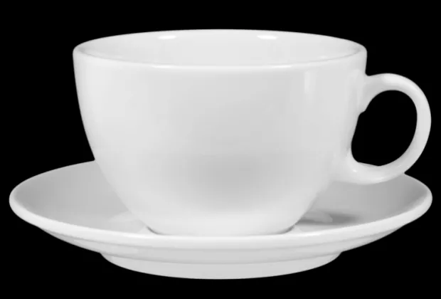 VIP. Tasse mit Untertasse 0,37 l 1164 weiß