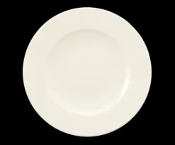 Zoé Frühstücksteller rund 23 cm fine diamond uni