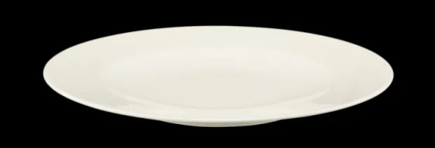 Zoé Frühstücksteller rund 23 cm fine diamond uni