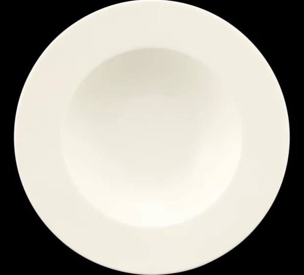 Zoé Suppenteller rund 23 cm fine diamond uni