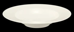 Zoé Suppenteller rund 23 cm fine diamond uni