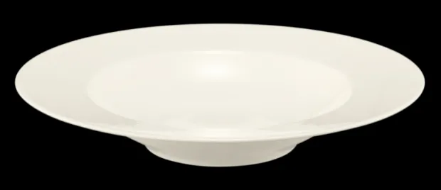 Zoé Suppenteller rund 23 cm fine diamond uni