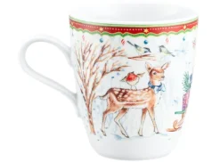 Zusatzsortiment Becher mit Henkel 0,40 l (Life) Hirsch mit Schlitten