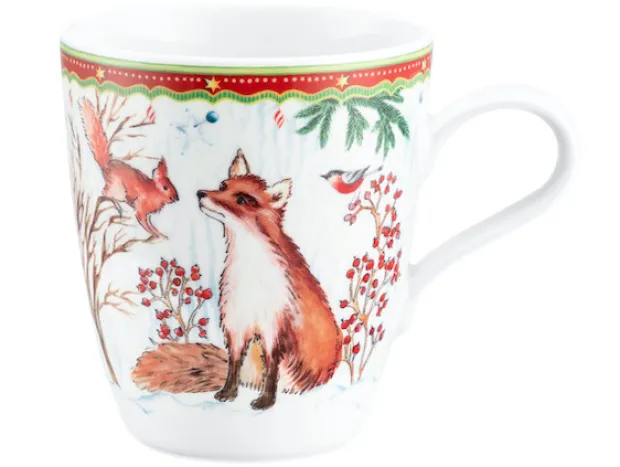 Zusatzsortiment Becher mit Henkel 0,40 l (Life) Waldtiere