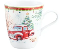 Zusatzsortiment Becher mit Henkel 0,40 l (Life) Weihnachtsauto