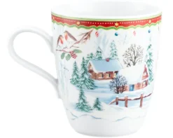 Zusatzsortiment Becher mit Henkel 0,40 l (Life) Weihnachtsauto