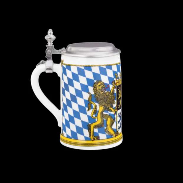 Zusatzsortiment Bierkrug mit Deckel 408 0,75 l Bayern