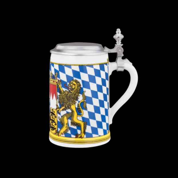 Zusatzsortiment Bierkrug mit Deckel 408 0,75 l Bayern